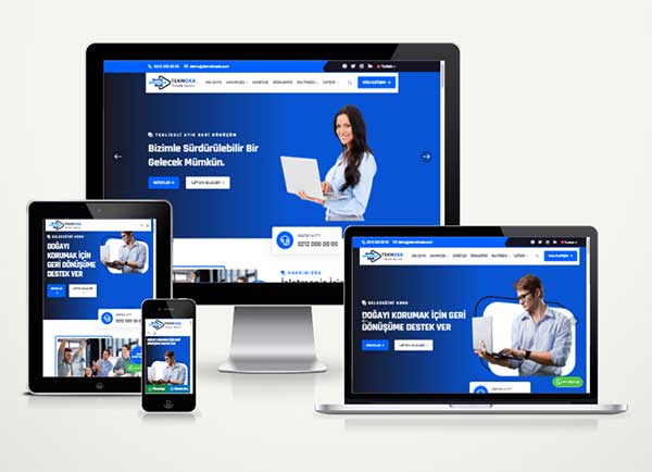 Bilgisayarcı / Teknik Servis Web Sitesi Teknoxa v